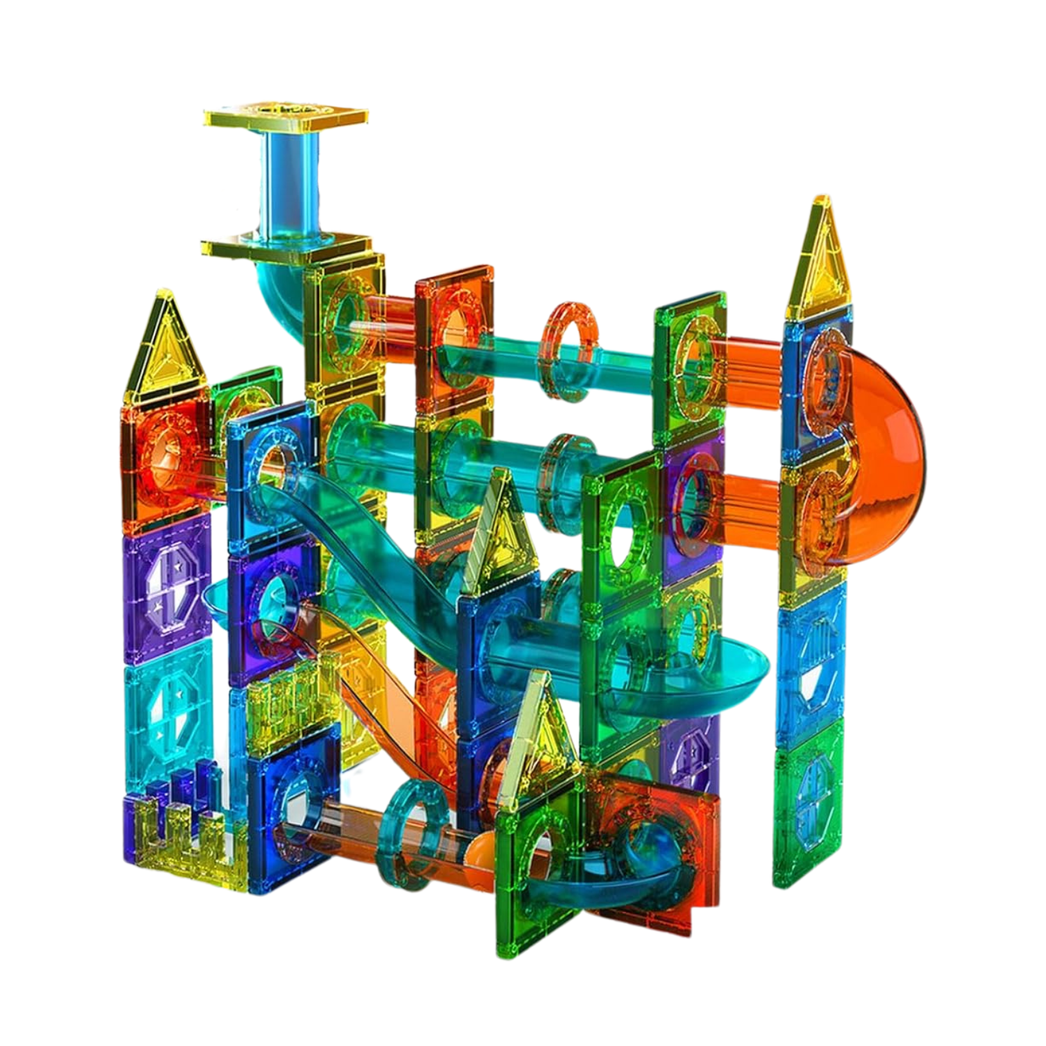 105 Bloques Fichas Magnéticas Piezas / Juguete De Construccion