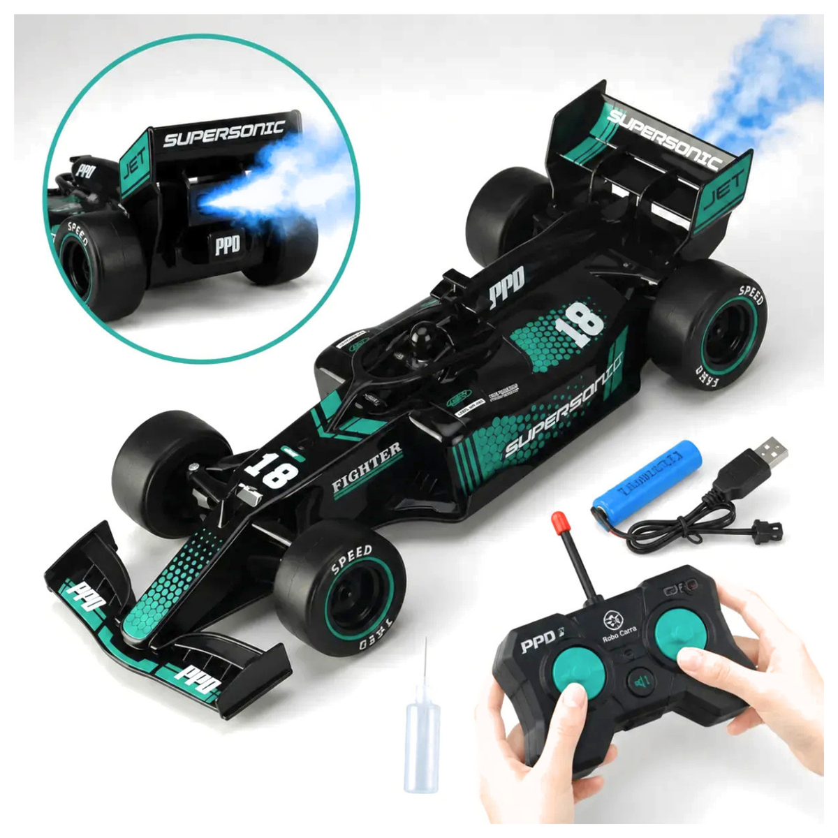 Juguete A Control Remoto Carro Auto De Carrera Fórmula1 F1