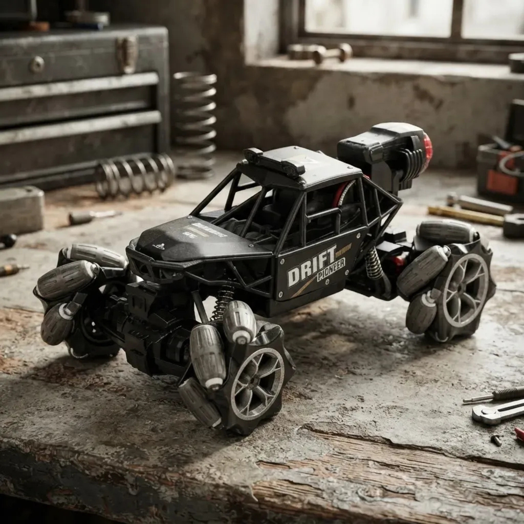 Carro A Control Remoto Buggy 4x4 Ruedas Drift Y Efecto Humo