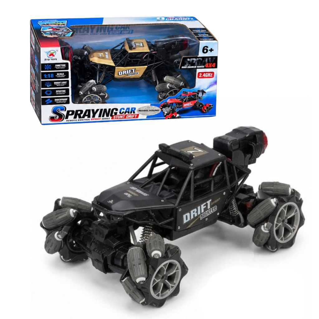 Carro A Control Remoto Buggy 4x4 Ruedas Drift Y Efecto Humo