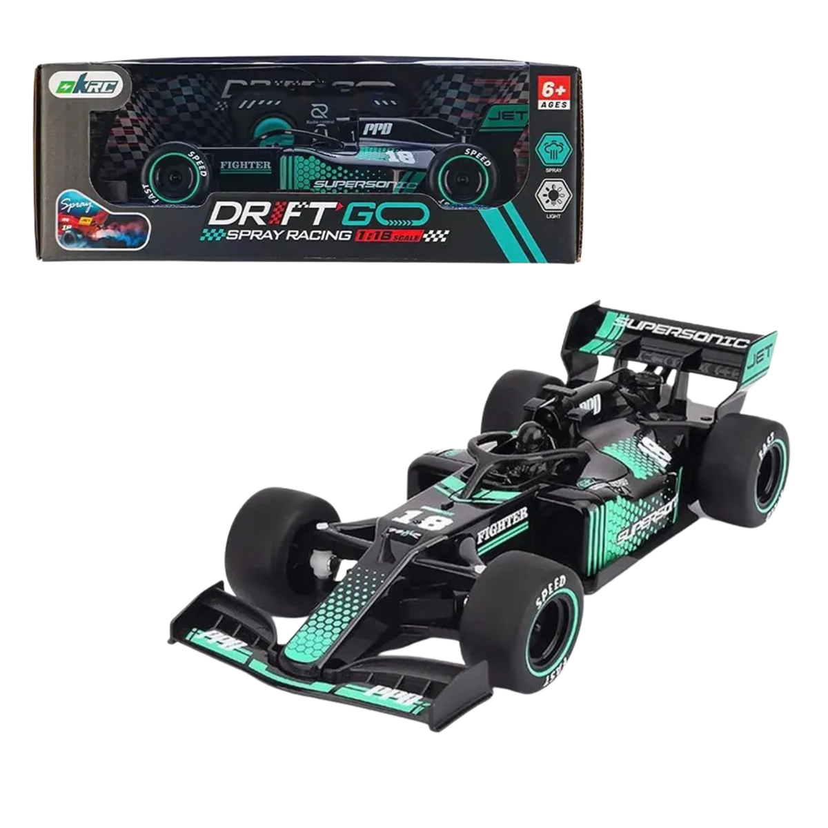 Juguete A Control Remoto Carro Auto De Carrera Fórmula1 F1