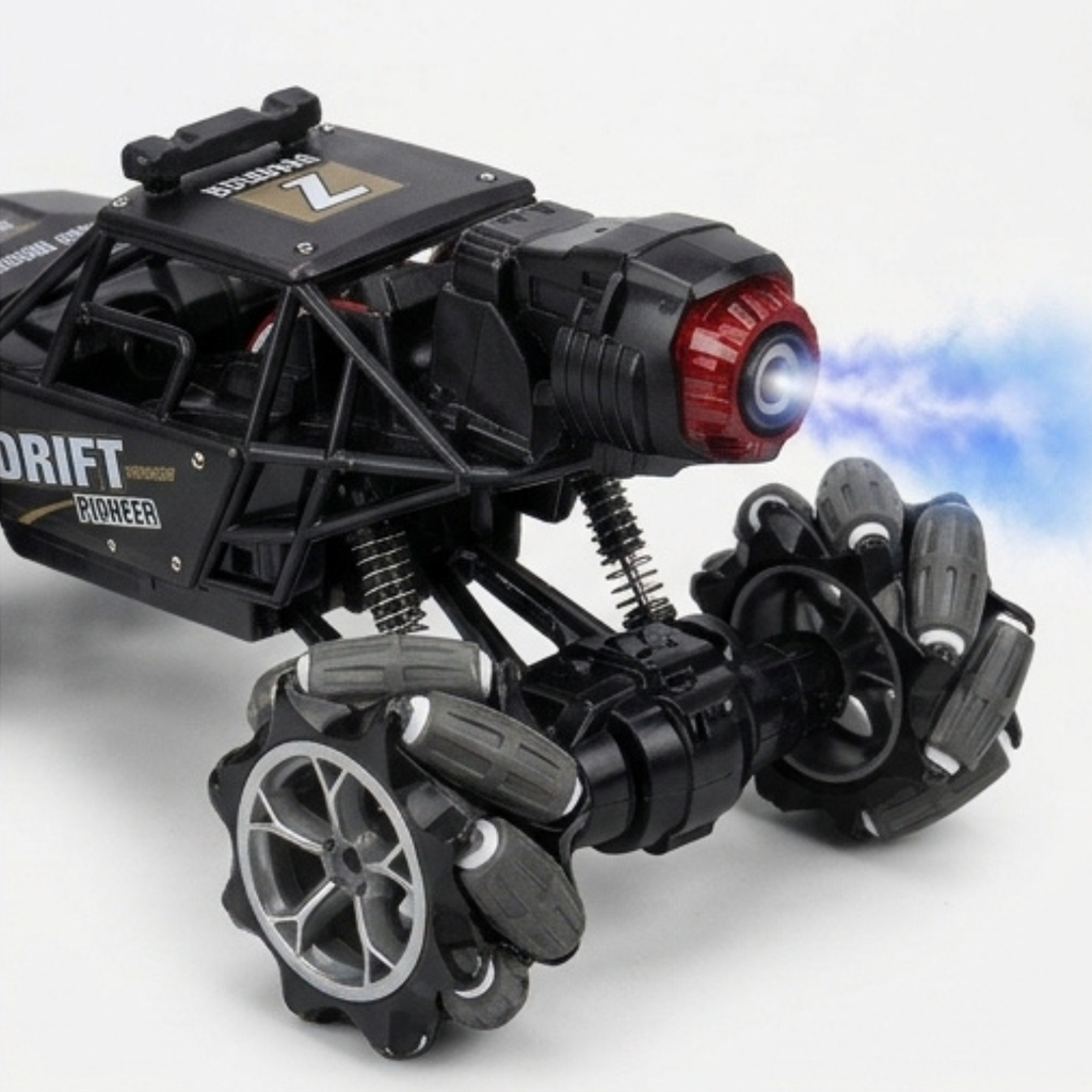 Carro A Control Remoto Buggy 4x4 Ruedas Drift Y Efecto Humo