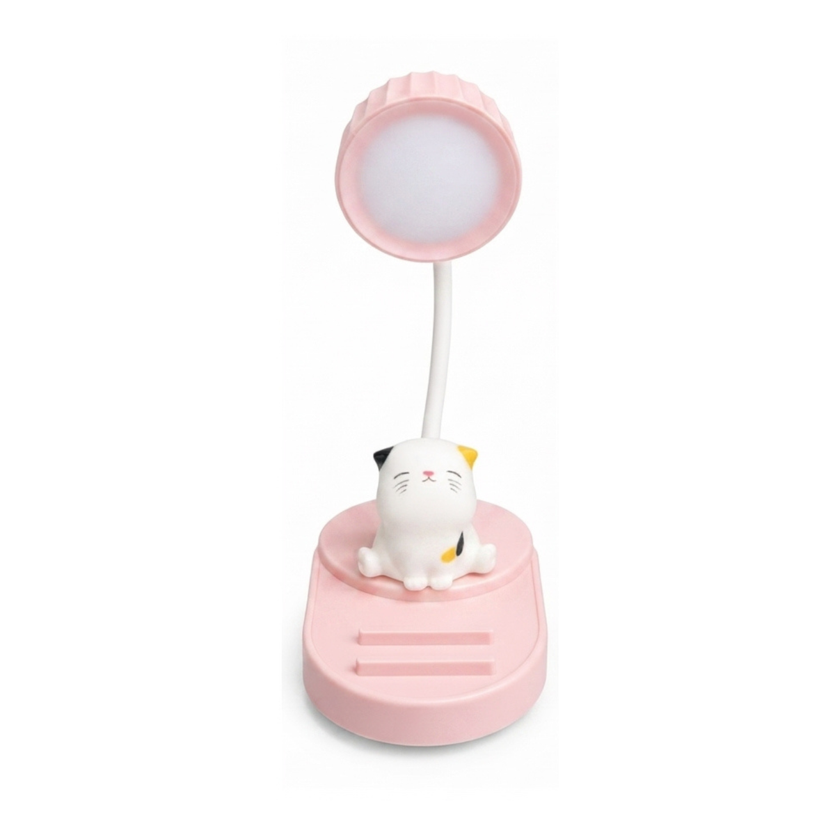 Lámpara Modelo Gatito Recargable Multifuncional