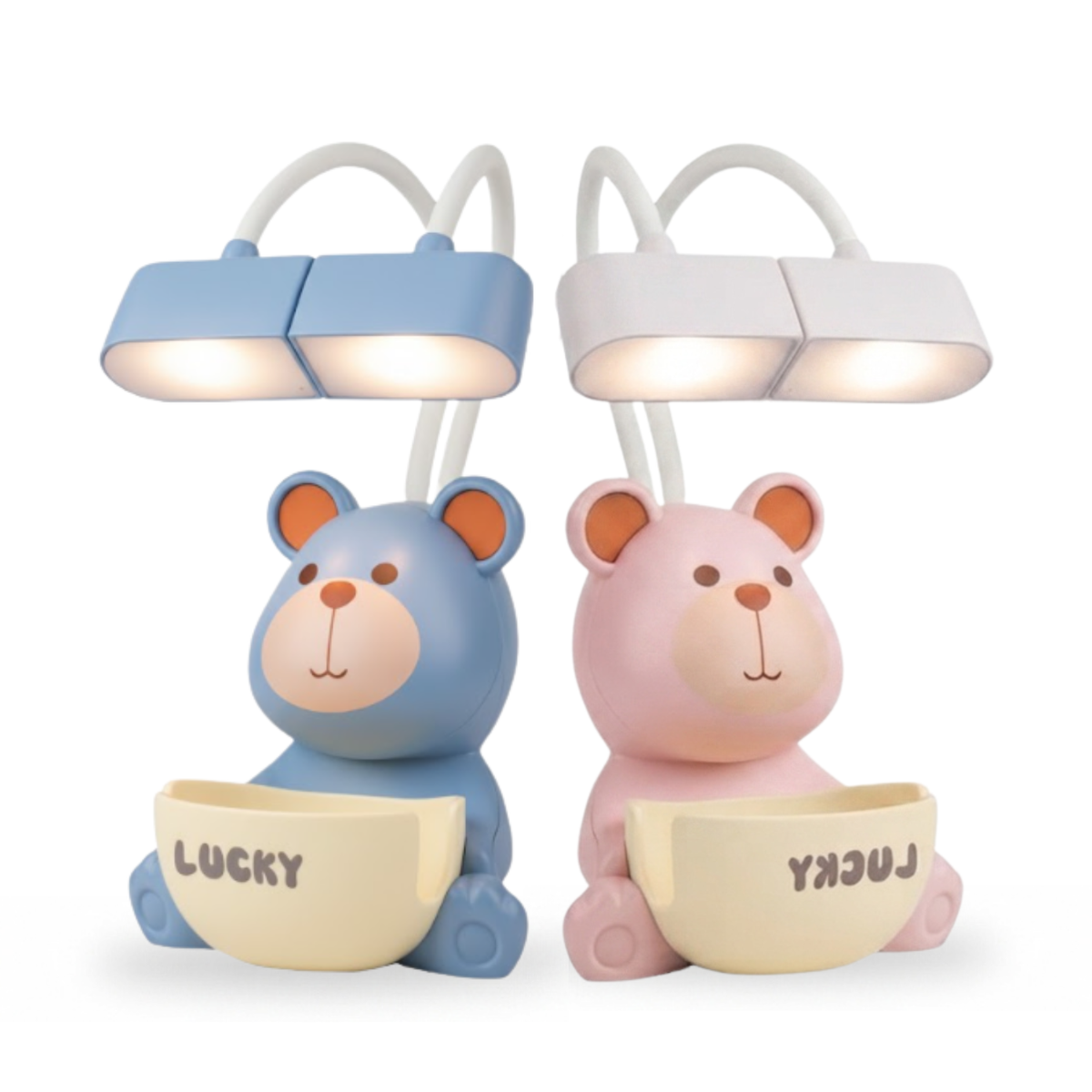 Lámpara de Mesa Osito con Doble Luz LED Modelo