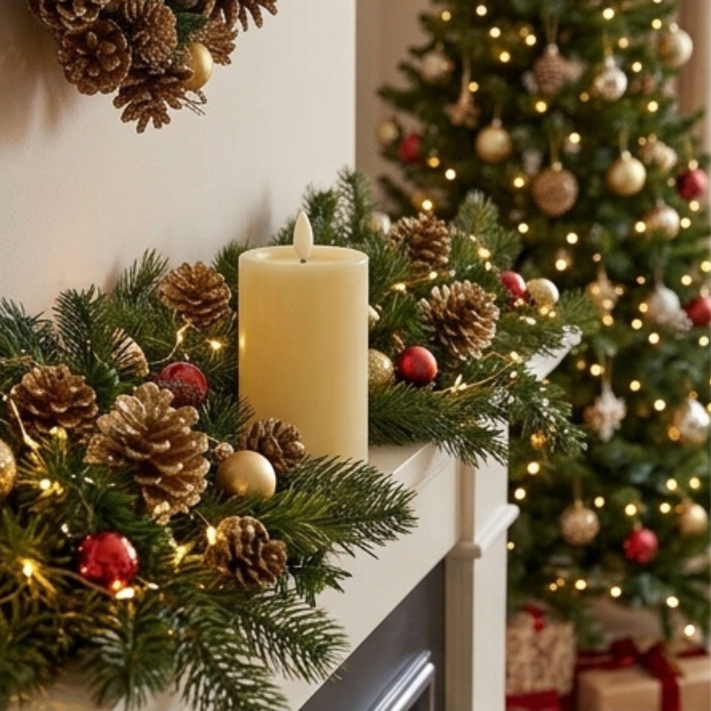 12 Velas Led 10 Cm Multifuncional Luz Amarilla Con Pila