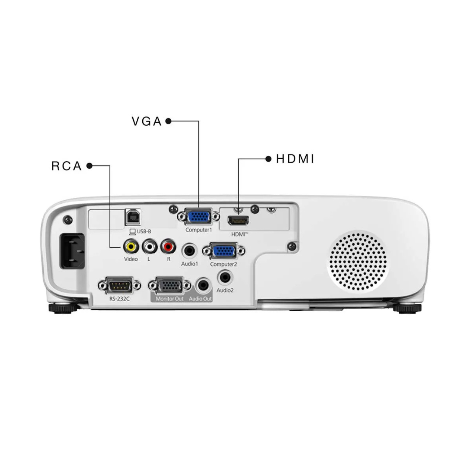 Proyector Video Beam Epson Powerlite E20 3400lm Blanco