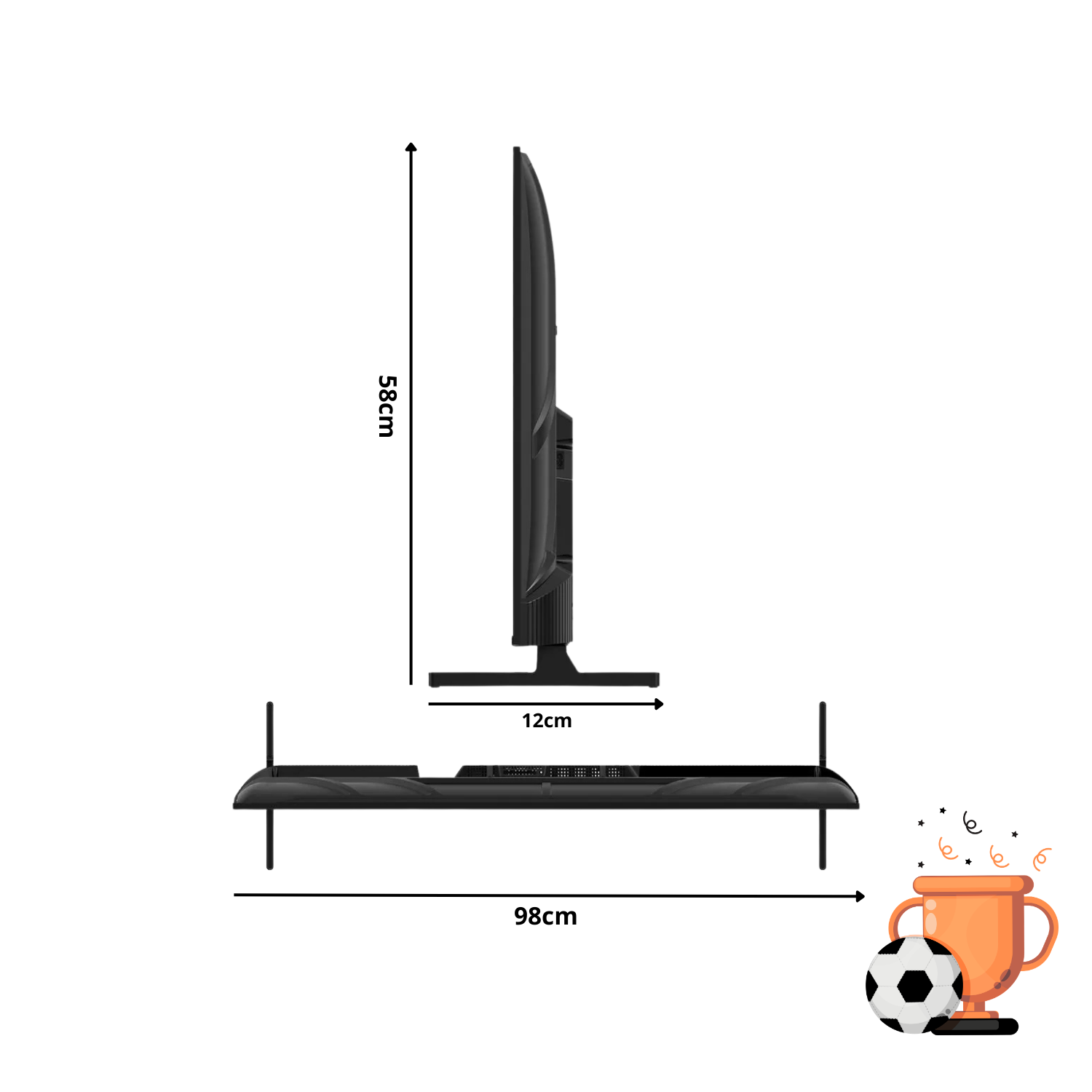 Televisor Smart TV 40" CAIXUN Full HD WiFi Netflix YouTube USB HDMI ¡¡Oferta!!