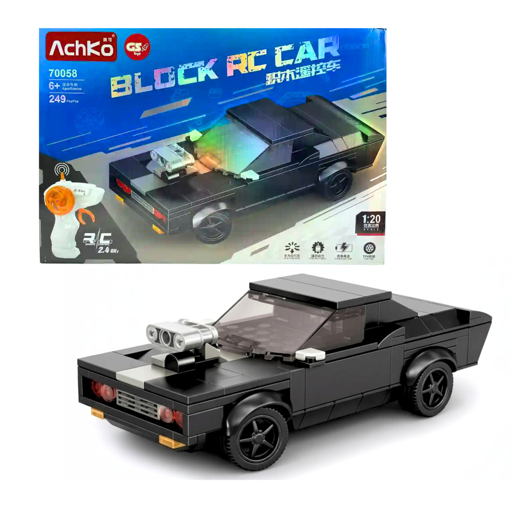 Carro A Control Remoto Armable Escala Clasico De Carreras