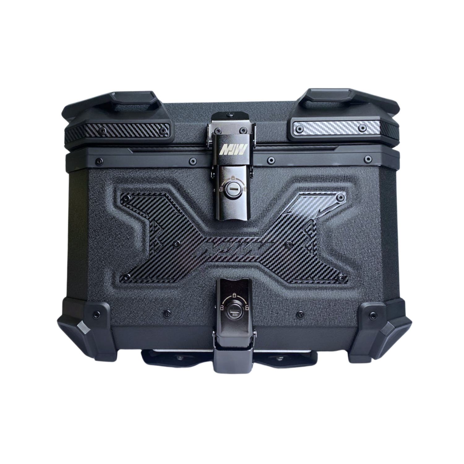 Maletero Premium MJW 45 Litros Aluminio / Diseño Texturizado
