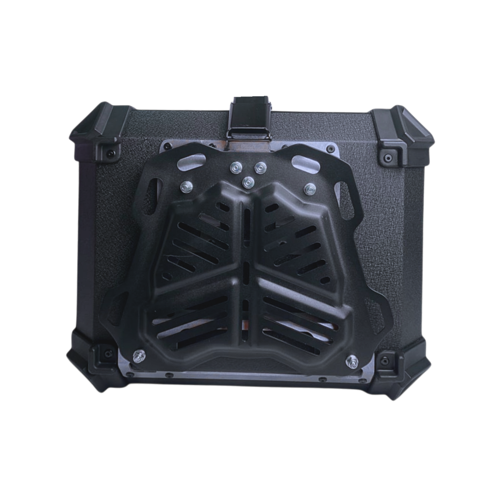 Maletero Premium MJW 45 Litros Aluminio / Diseño Texturizado
