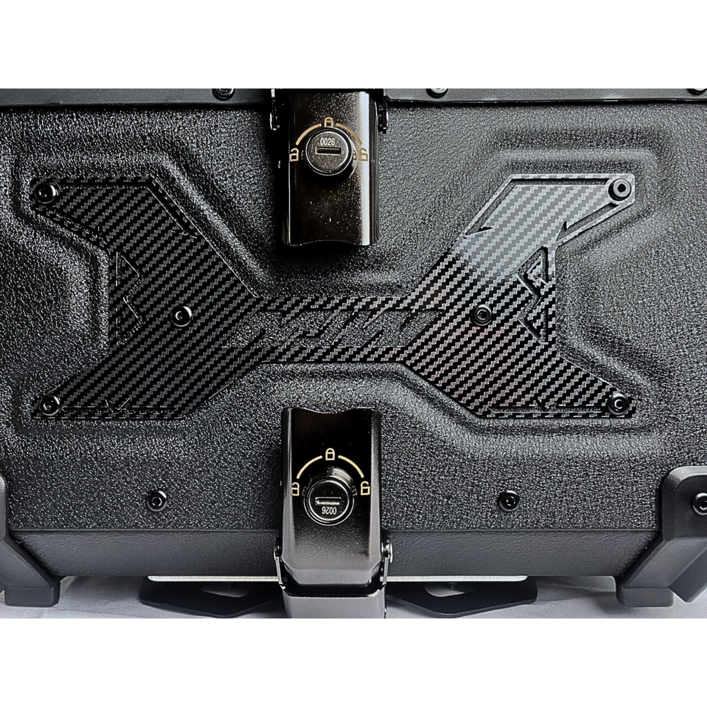 Maletero Premium MJW 45 Litros Aluminio / Diseño Texturizado