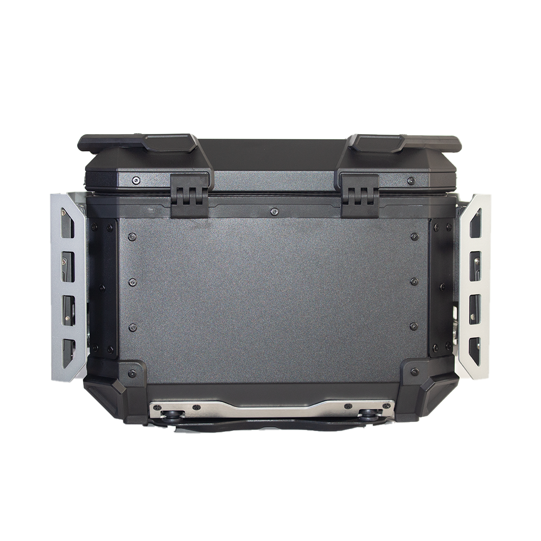 Maletero Profesional MJW 45 Litros Aluminio Blindado Negro Titanio