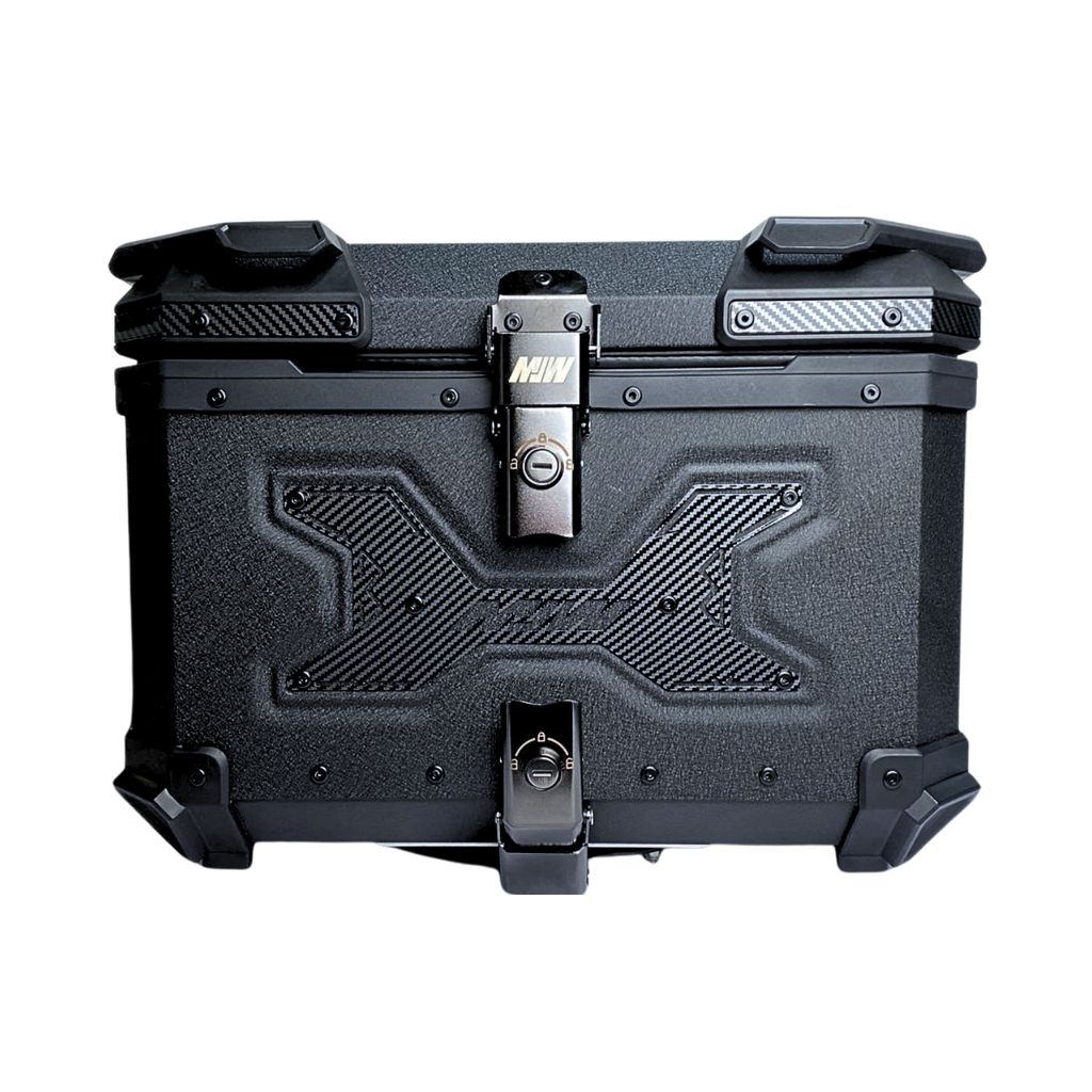 Maletero Premium 55 Litros Aluminio MJW Mate Texturizado