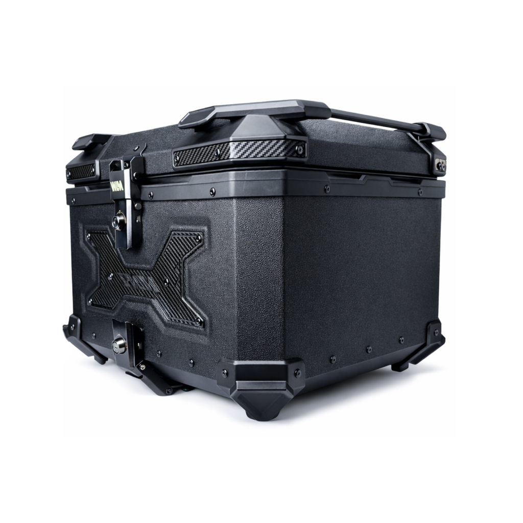 Maletero Premium 55 Litros Aluminio MJW Mate Texturizado