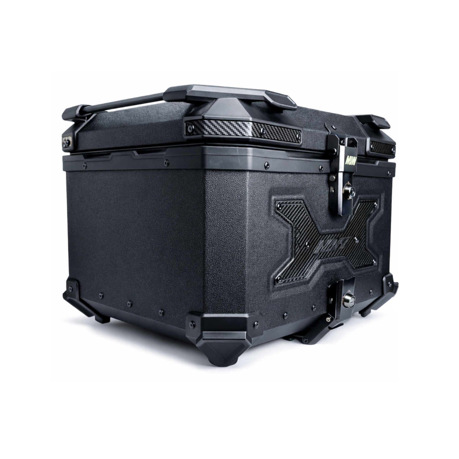 Maletero Premium 55 Litros Aluminio MJW Mate Texturizado