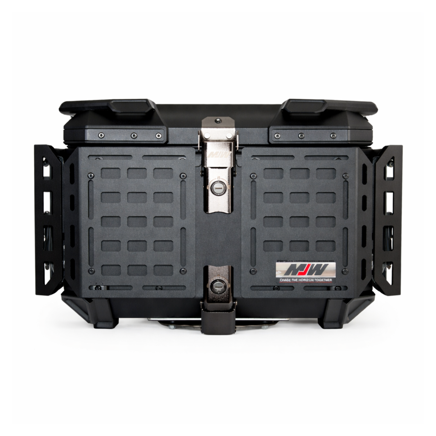 Maletero Profesional MJW 55 Litros Aluminio Negro Mate