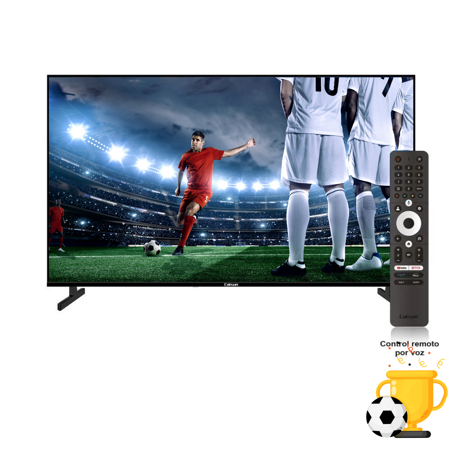 Televisor CAIXUN 55 pulgadas LED UHD 4K Smart TV C55KAUG