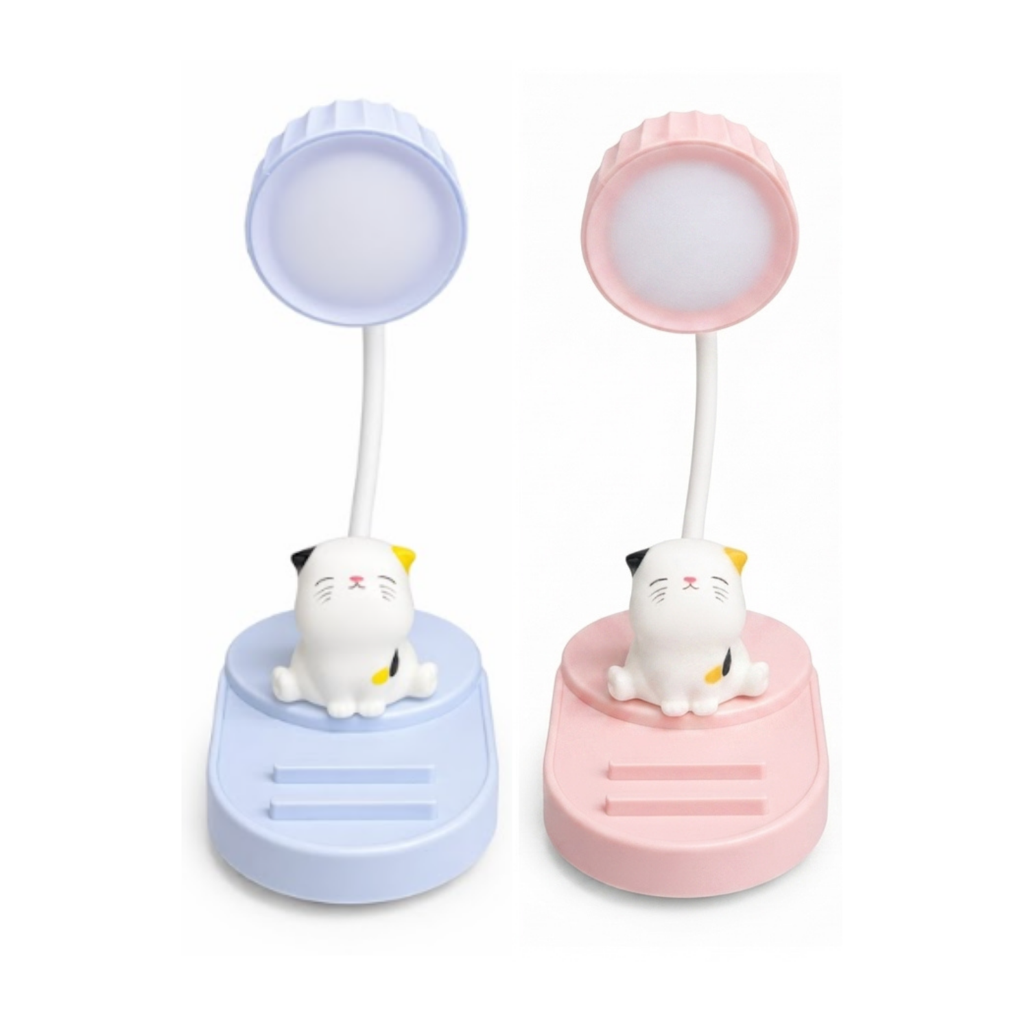 Lámpara Modelo Gatito Recargable Multifuncional