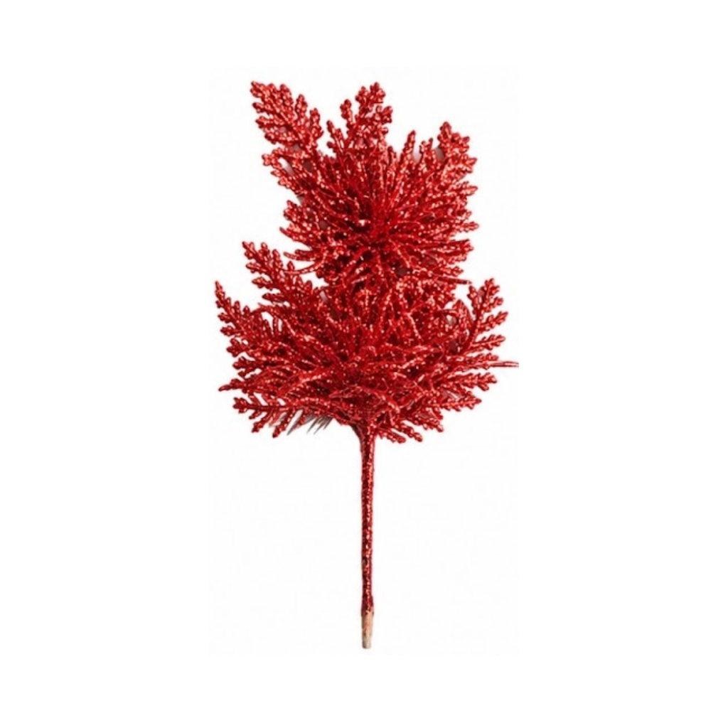 Flor Navideña De 27cm Para Árbol De Navidad Pin Navideño