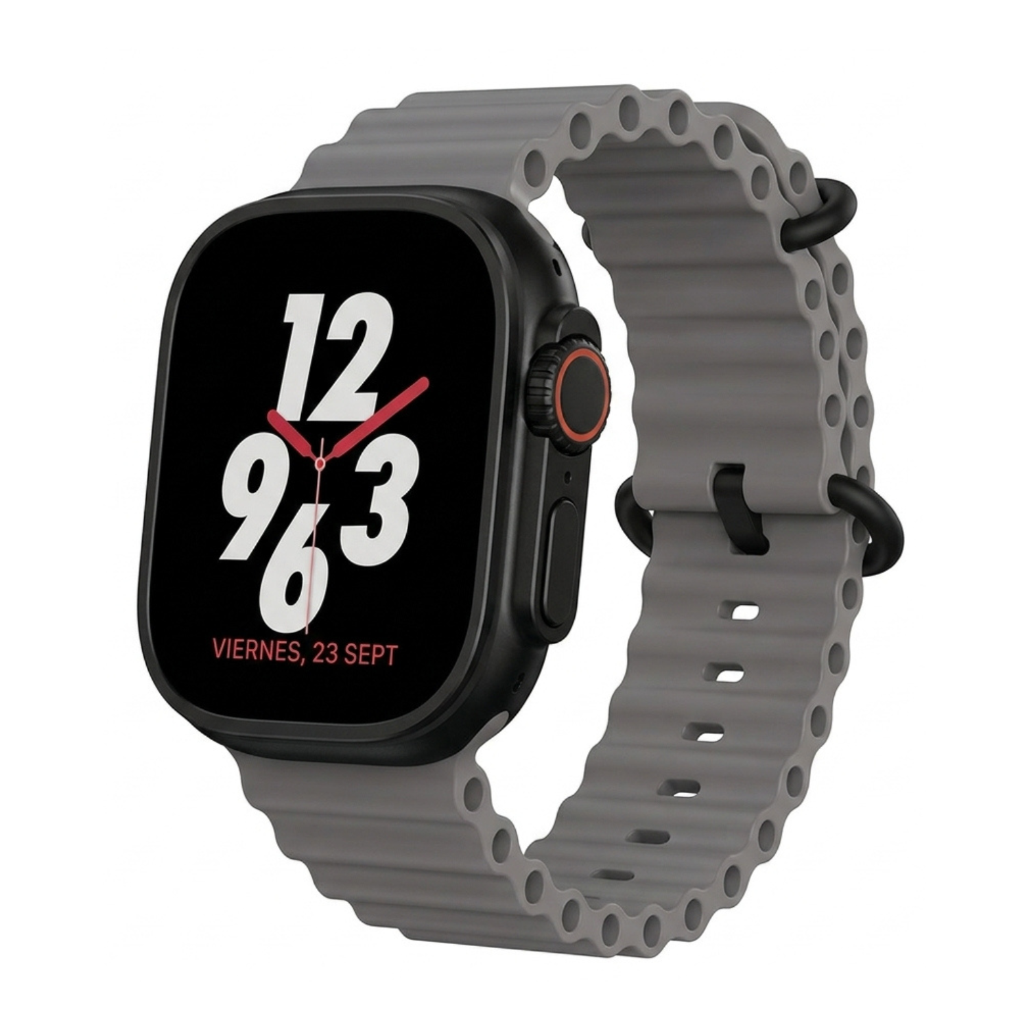 Combo Reloj inteligente y Audífonos + 7 Correas Y Estuche Naranja