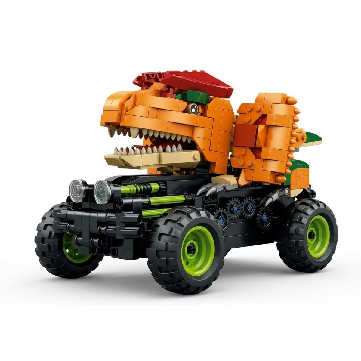 Carro A Control Remoto Armable Dinosaurio De 586 Piezas