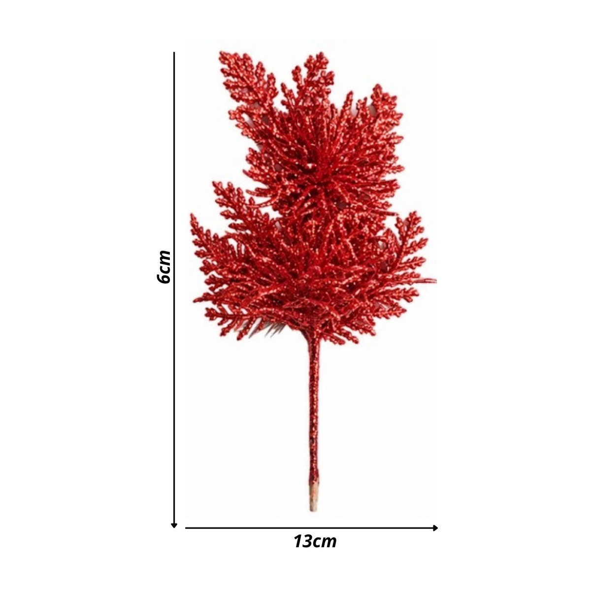 Flor Navideña De 27cm Para Árbol De Navidad Pin Navideño