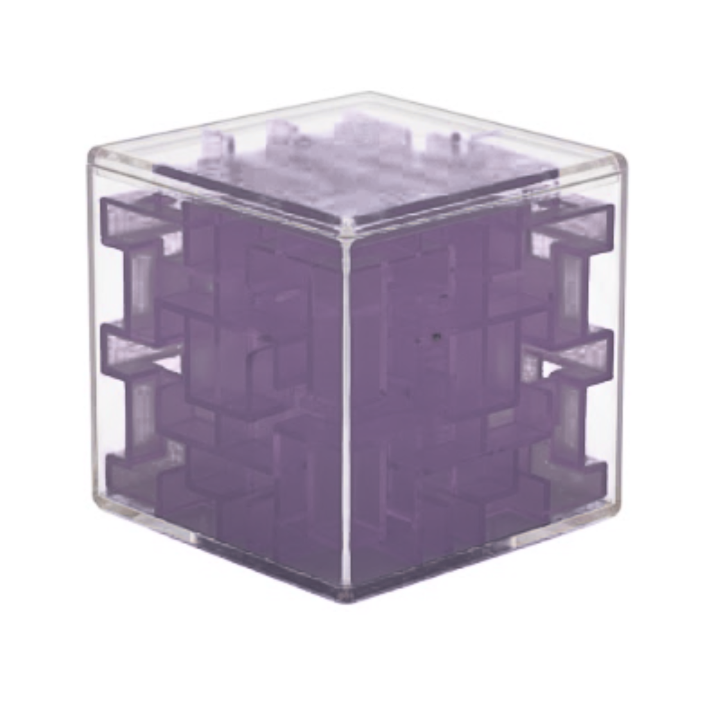 Cubo Laberinto 3D Antiestrés Juego Didáctico