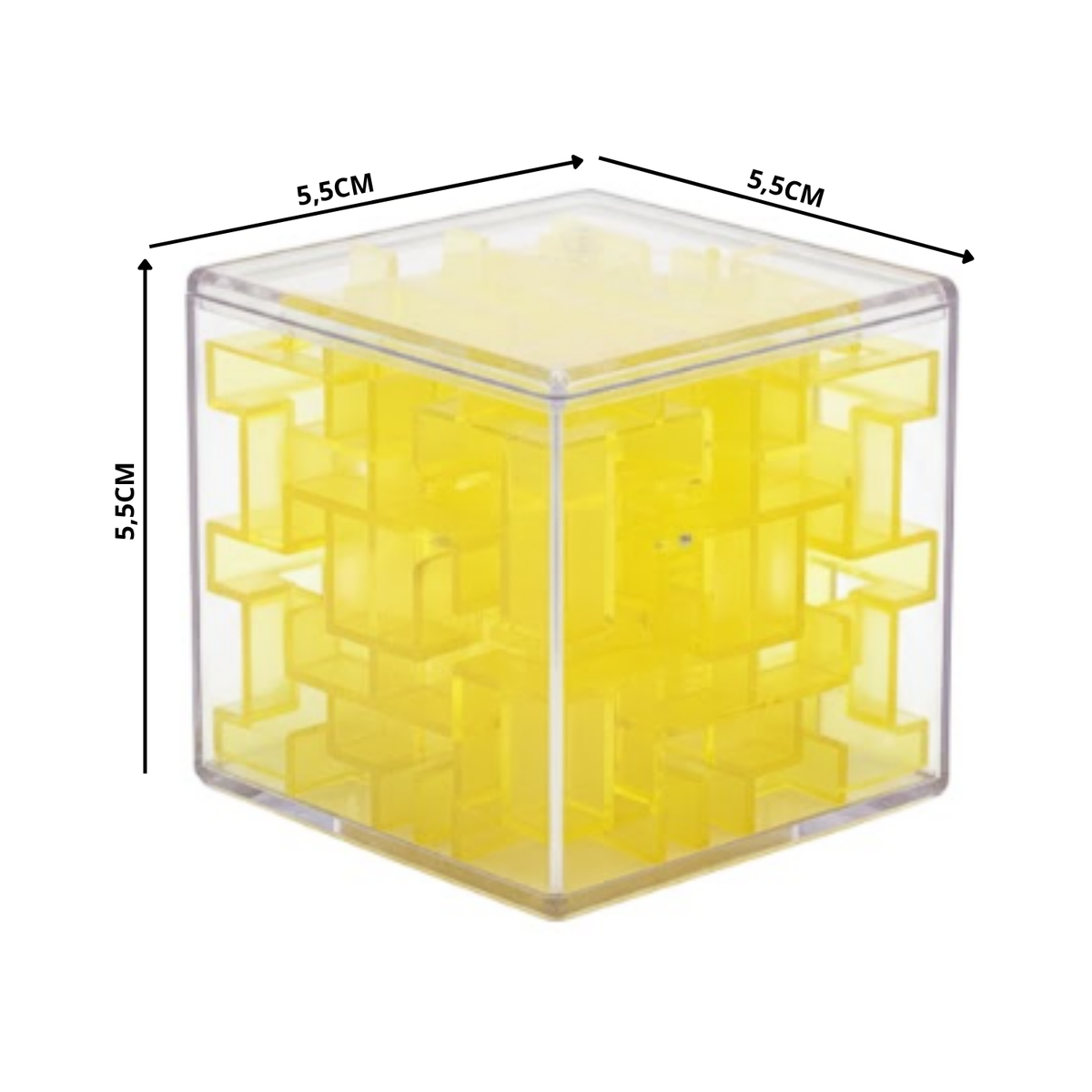 Cubo Laberinto 3D Antiestrés Juego Didáctico