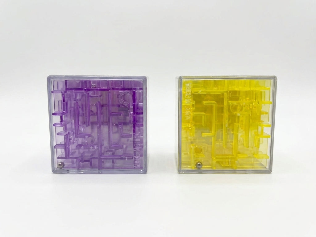 Cubo Laberinto 3D Antiestrés Juego Didáctico
