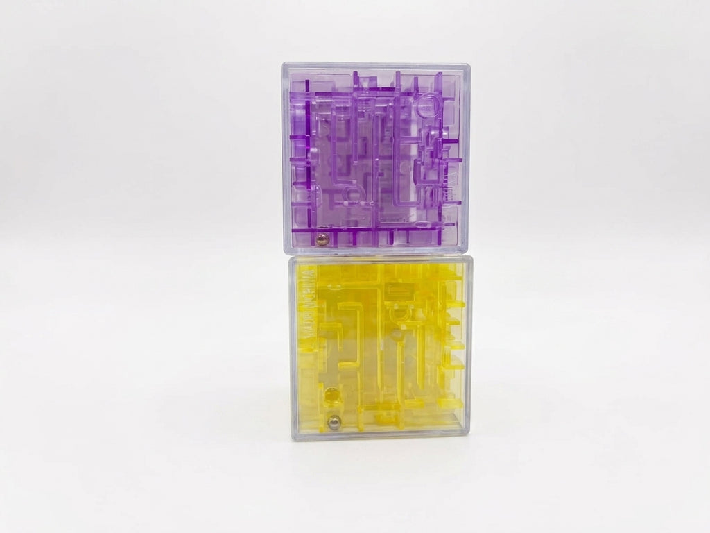 Cubo Laberinto 3D Antiestrés Juego Didáctico