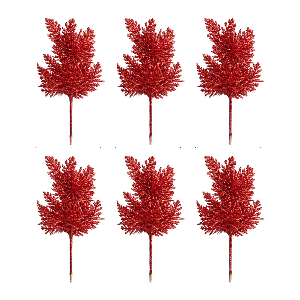 Flor Navideña De 27cm Para Árbol De Navidad Pin Navideño