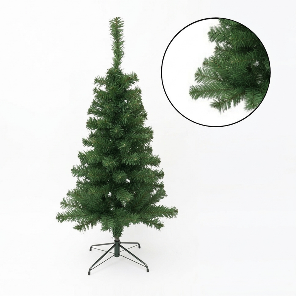 Árbol De Navidad Esponja 150 Cm Tipo Pino De 160 Ramas