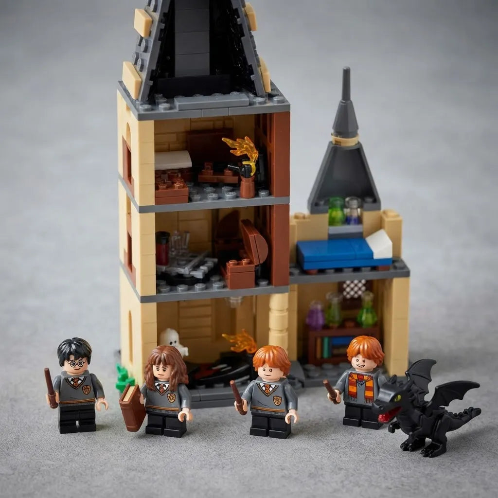 Set De 879 Pcs Fichas Bloques Para Armar Castillo Mágico