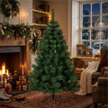 Árbol De Navidad Esponja 150 Cm Tipo Pino De 160 Ramas