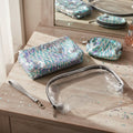 Set de Cosmetiqueras Multiusos con Lentejuelas Reversibles y Estuche Transparante