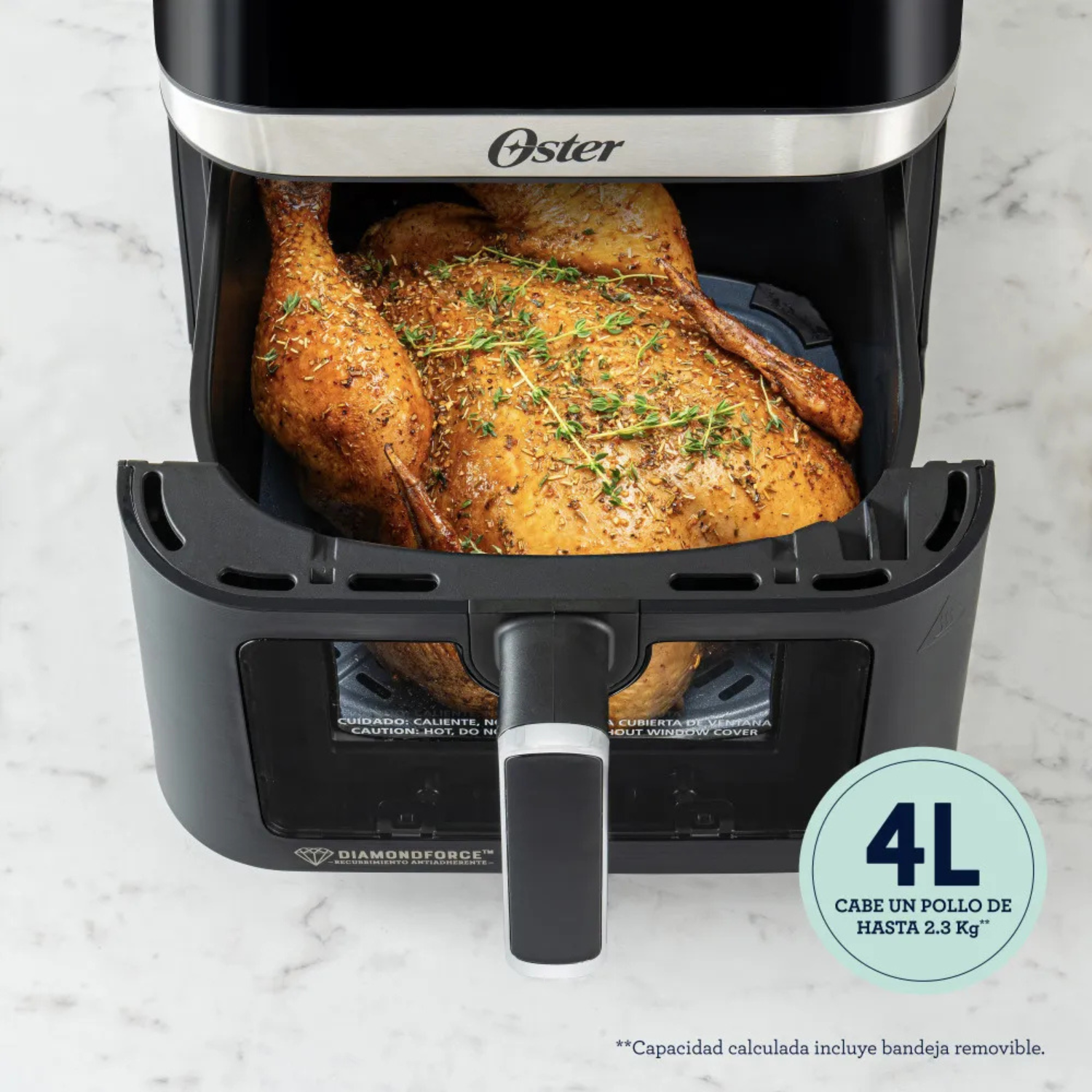 Freidora De Aire Oster Diamondforce 4 Litros Digital Air fryer