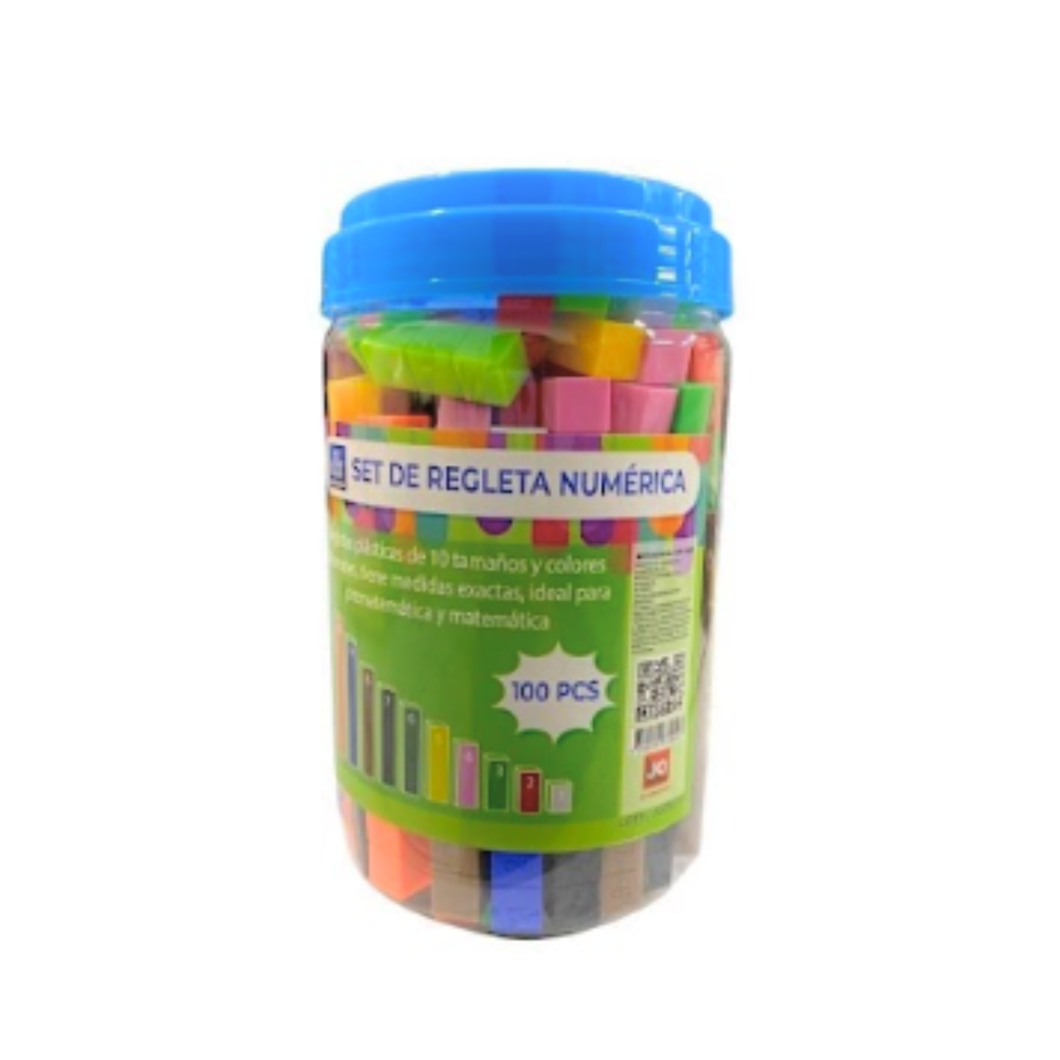 Juego Matematico Set de Regletas Numéricas X100