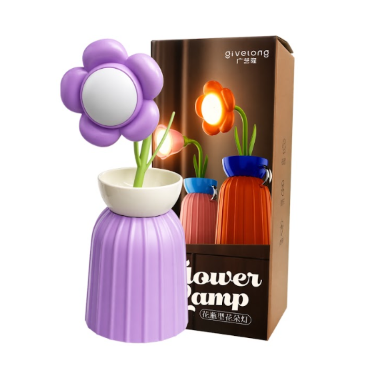 Lampara Recargable Flor
