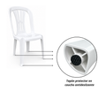 Silla Plástica Con Protección Uv Y Antideslizante