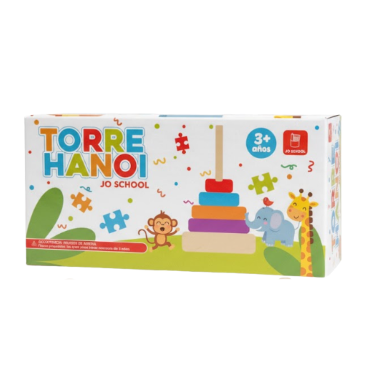 Torre de Hanoi de Donas Apilables x9 Pcs