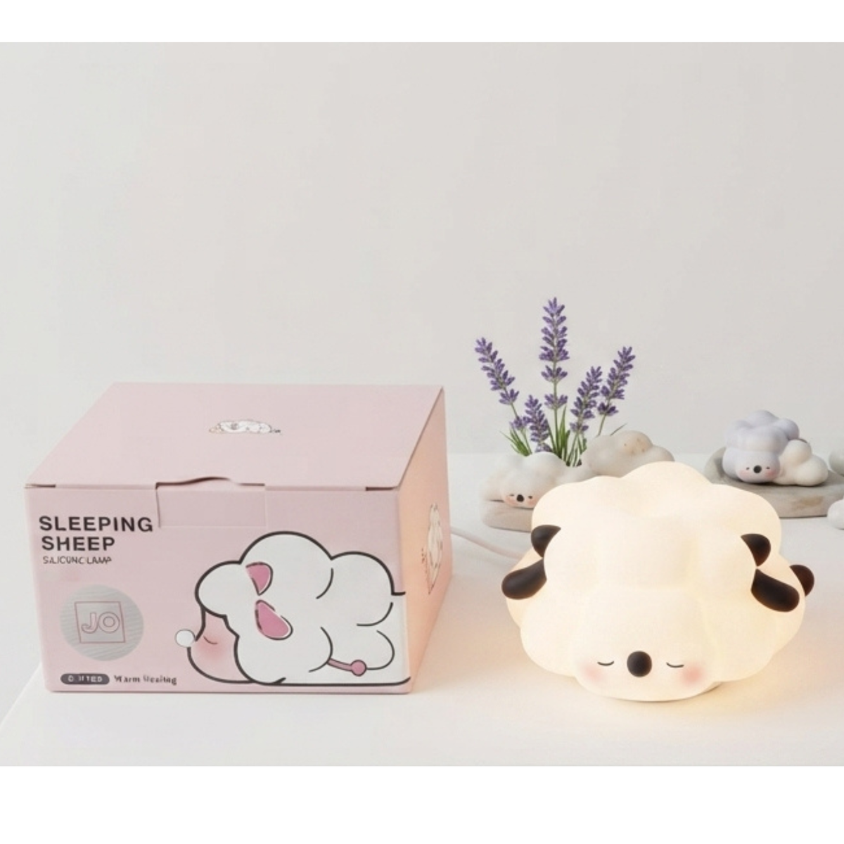 Lámpara Ovejita Led  Silicona Antiestrés