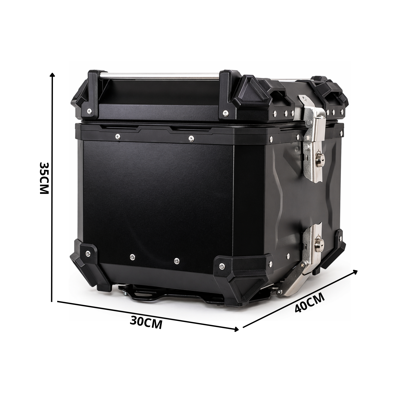Maletero Premium MJW 36 Litros en Aluminio