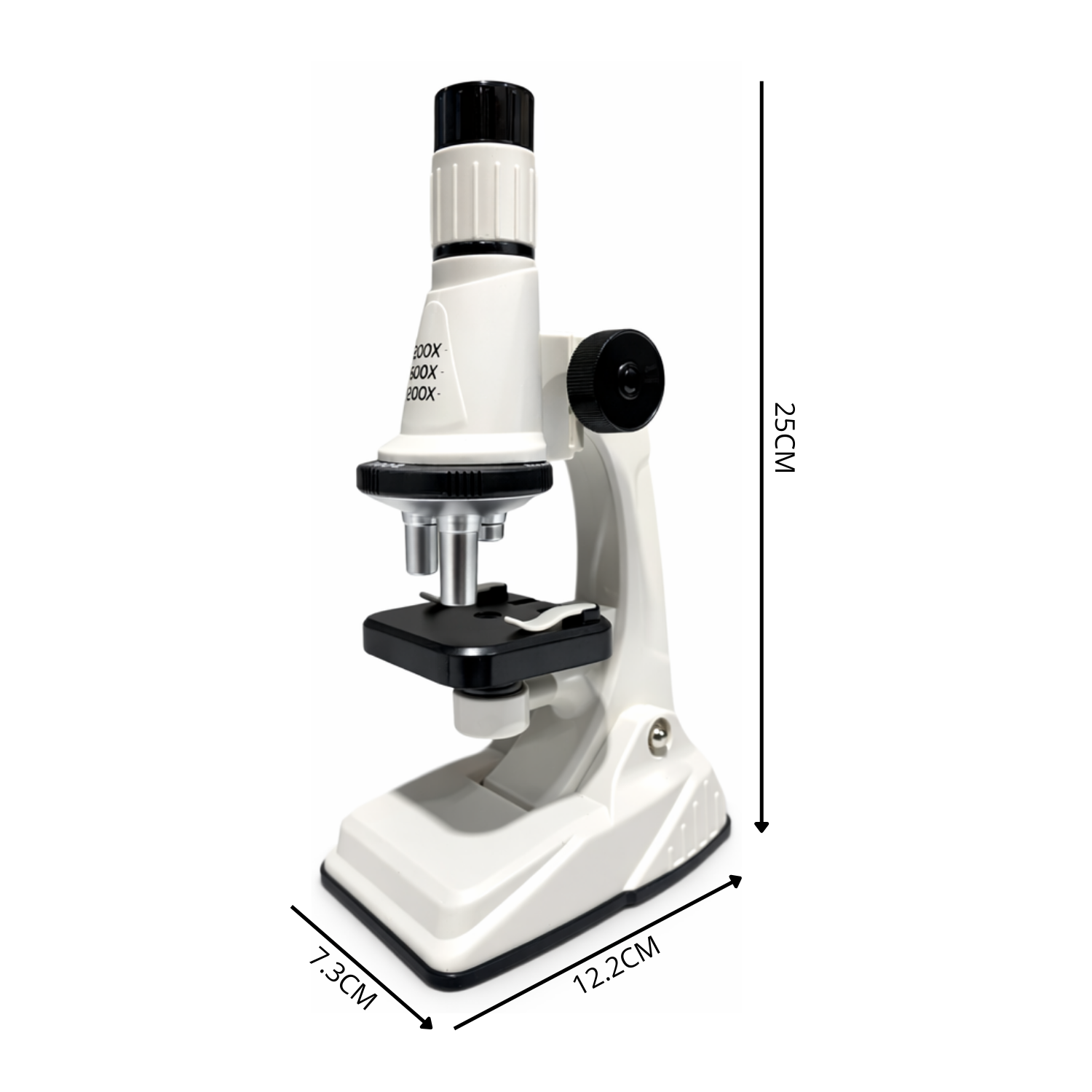 Microscopio Para Niños Escolar Educativo Lupa 200x