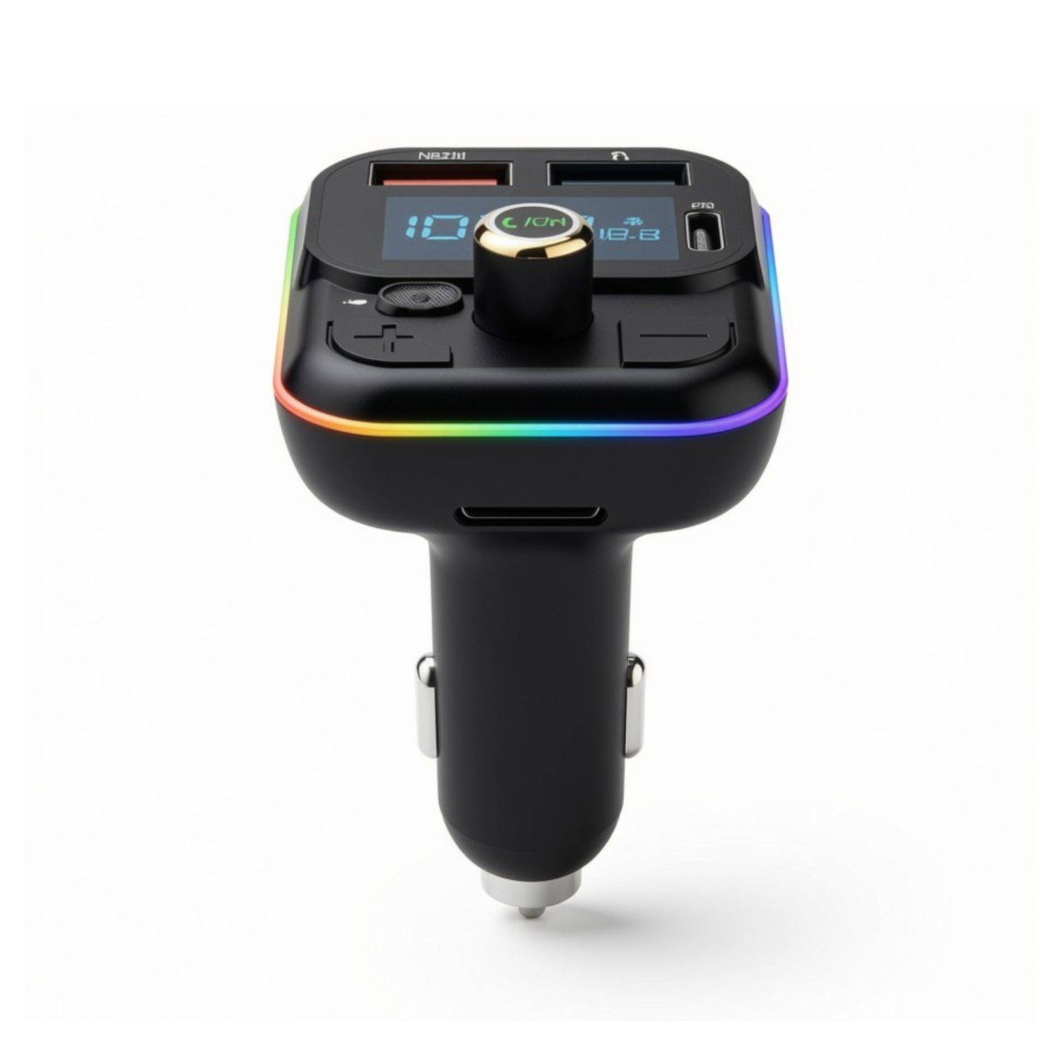Reproductor Fm Bluetooth para Carro Carga Rápida Dual Carro /