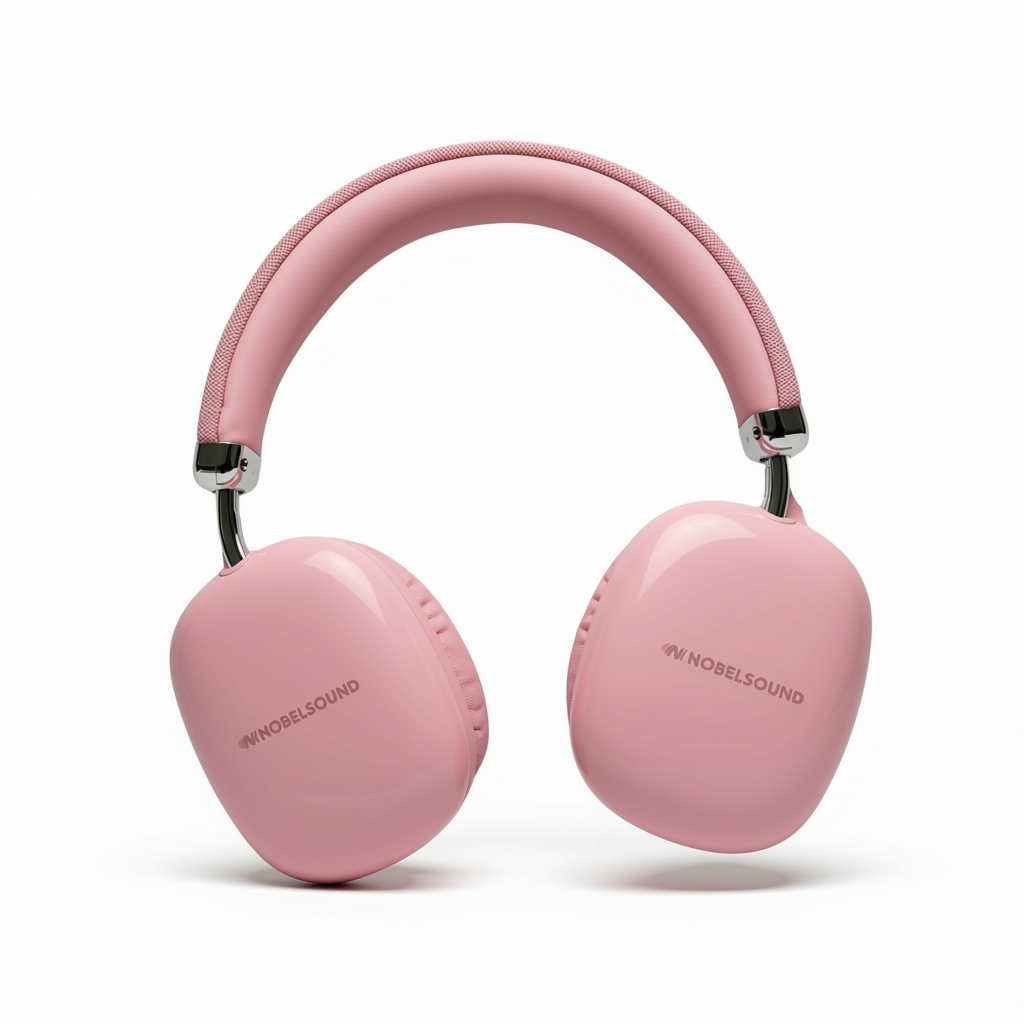 Audífonos Diadema Bluetooth Nobelsound Rosa