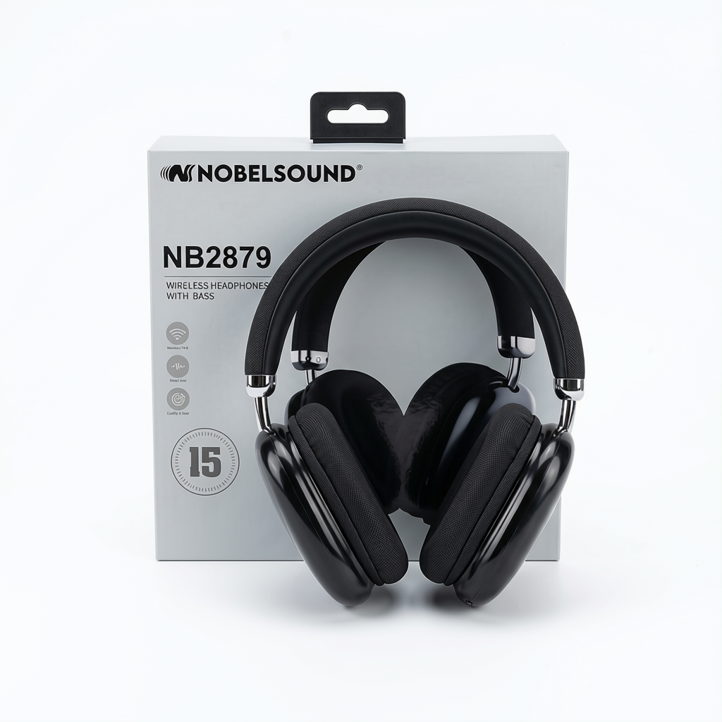 Audífonos Diadema Bluetooth Nobelsound Negro