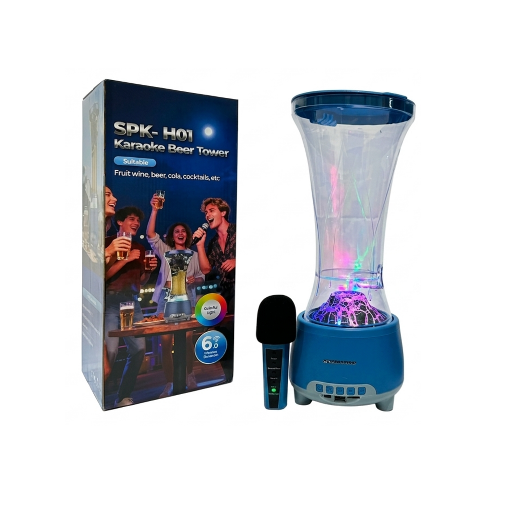 Jirafa Despensador De Sonido, Bebidas Cervezas 3 Litros Con Led