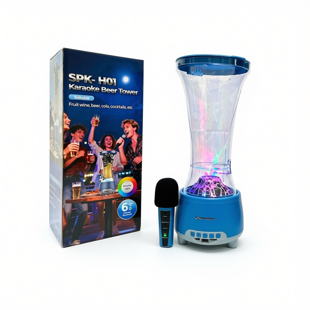 Jirafa Despensador De Sonido, Bebidas Cervezas 3 Litros Con Led