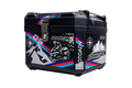 Maletero Estampado 55 Litros Negro Para Moto MJW