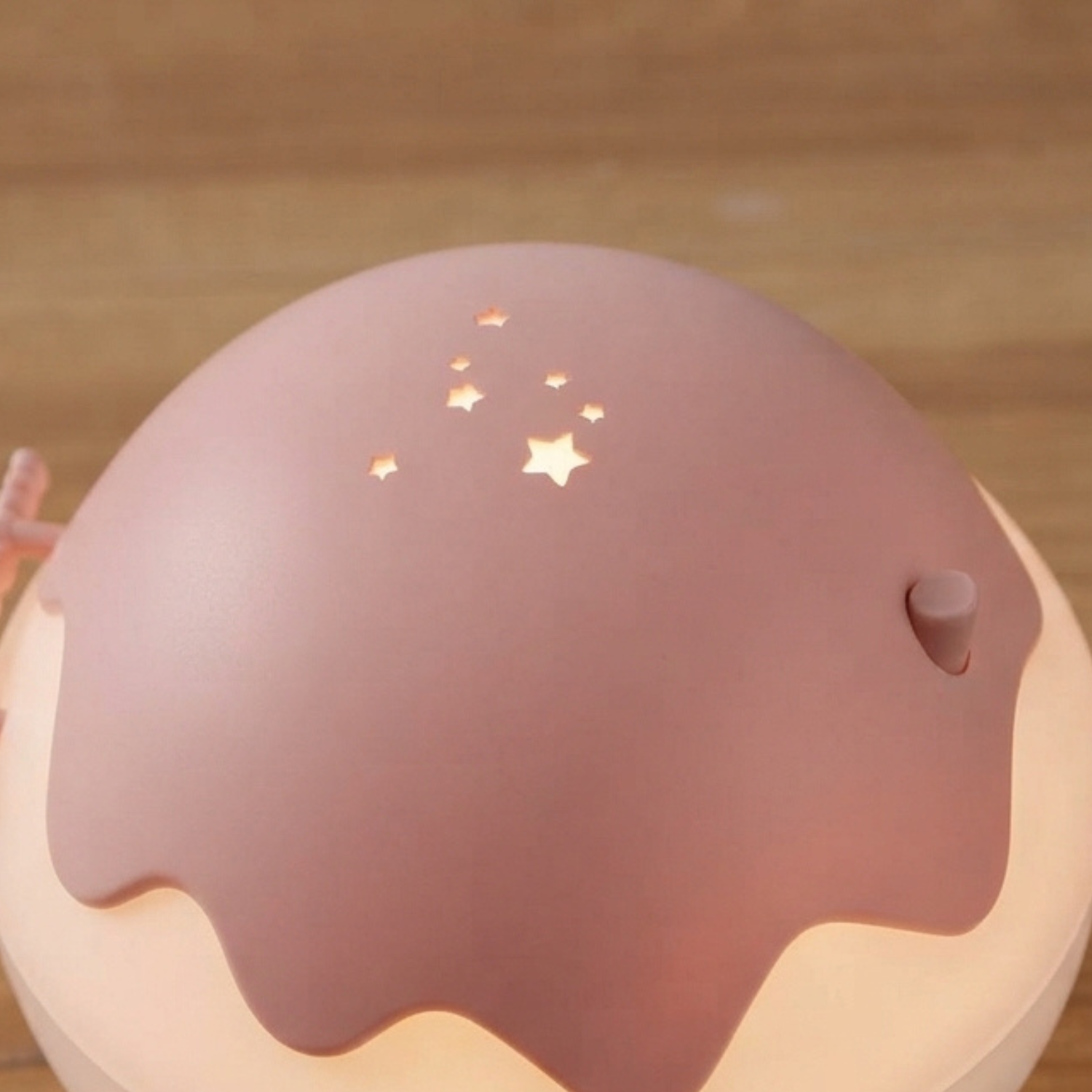 Lámpara De Mesa diseño Casa Unicornio Estrellas Para Niñas
